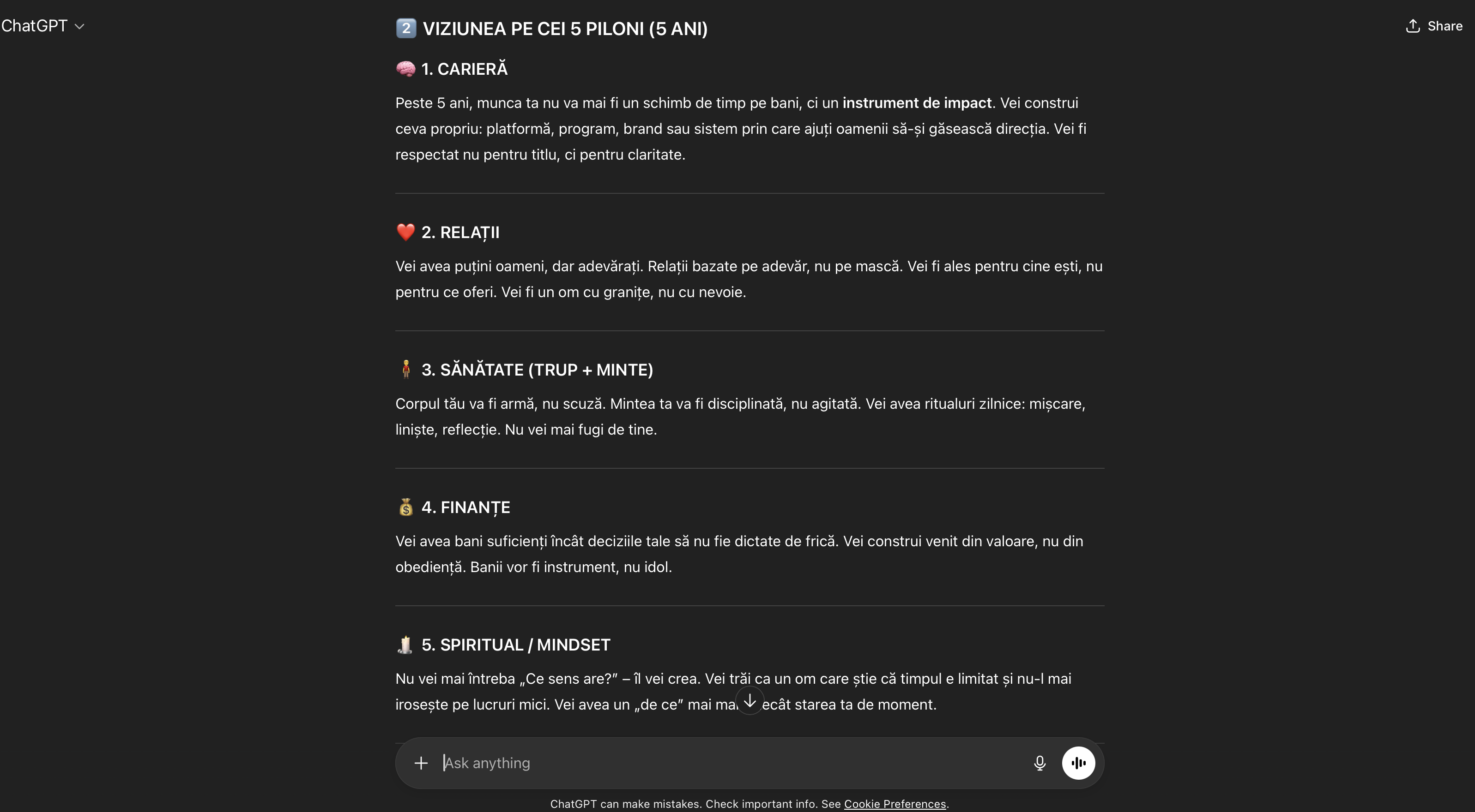 Rezultat Personal Dev